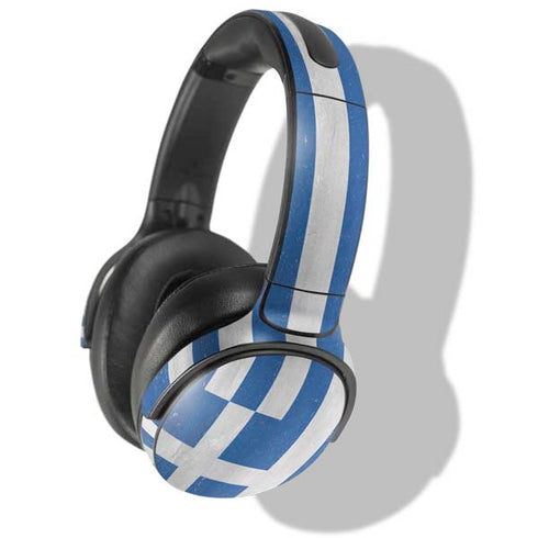 Greece Flag Distressed Skullcandy Venue Skin